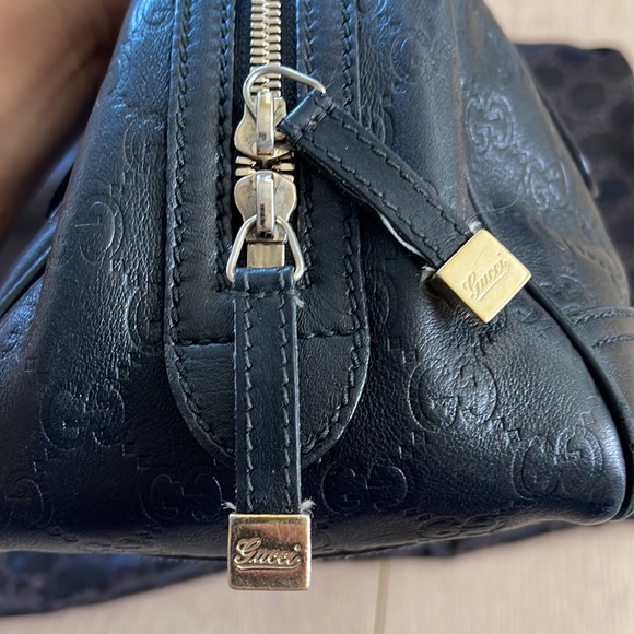 Gucci Black Guccissima Leather Princy Boston Bag with duster bag - Picture 2 of 16
